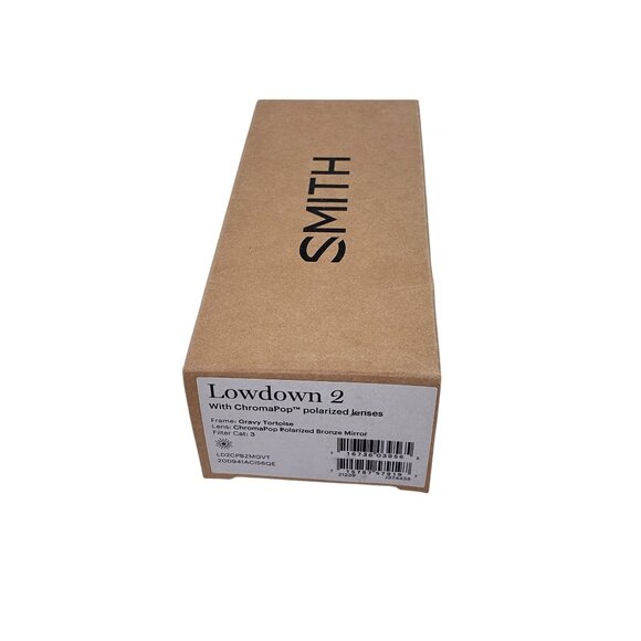 Smith Lowdown 2 Sunglasses Gravy Tortoise ChromaPop Polarized Bronze Mirror NEW - Picture 6 of 8